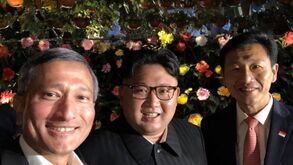 Kim Jong-un tirou 'selfie' antes de cimeira histórica