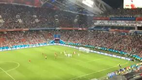 Darwin colocou o Benfica a vencer o Belenenses SAD num lance caricato