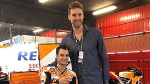 O grande apoio de Gasol ao pequeno Dani Pedrosa