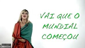 Maria Leal canta para a seleção nacional