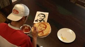 'Fome de bola' deu para restaurante fazer pizzas com as caras de ... Ronaldo e Suárez