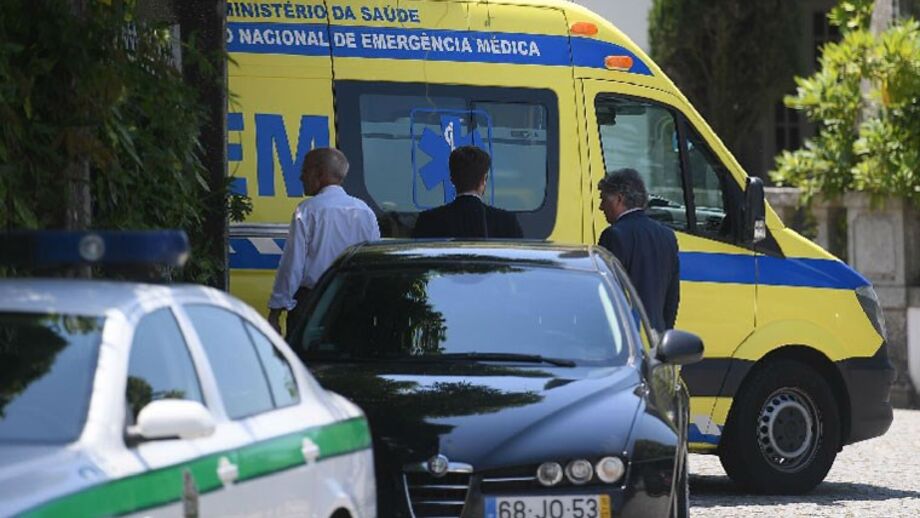 Marcelo Rebelo de Sousa  foi transportado pelos seguranças para um hotel próximo.

