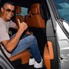 Ronaldo chegou bem disposto a Itália