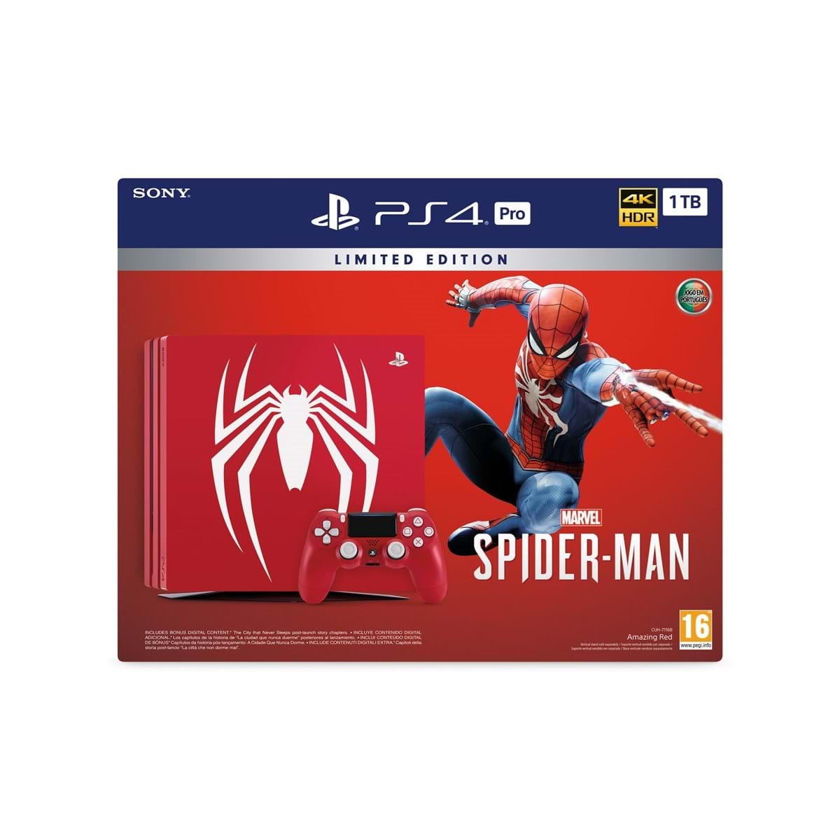 PS4: Edição <br />limitada Spider-Man - Record