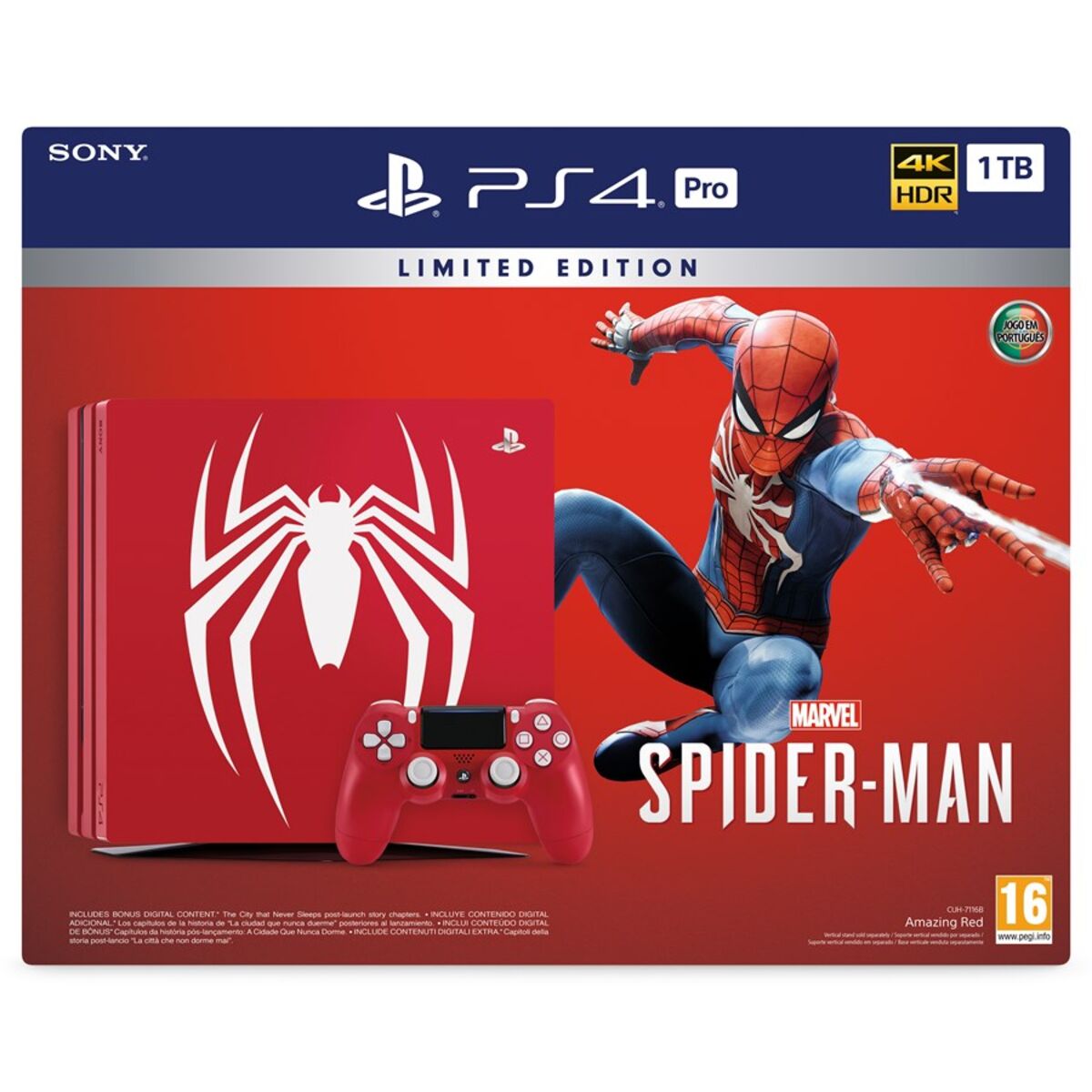 PS4: Edição <br />limitada Spider-Man - Record