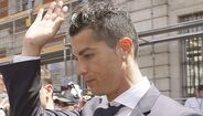 Cristiano Ronaldo à chegada ao tribunal