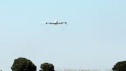A380 no momento da aterragem no Aeroporto de Beja