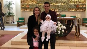 Filha de Di María batizada