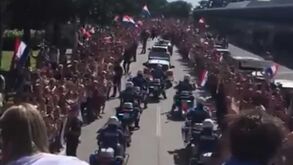 Jogadores croatas já chegaram a 'casa' e foram recebidos como uns verdadeiros... campeões