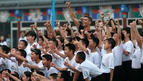 Ronaldo chegou à China e o que aconteceu é indescritível