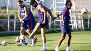 Gelson Martins já se estreou nos treinos do At. Madrid