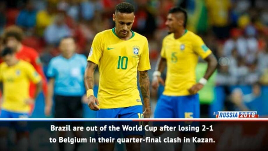 A Bélgica venceu o Brasil por 2-1 e apurou-se para as meias-finais do Mundial 2018