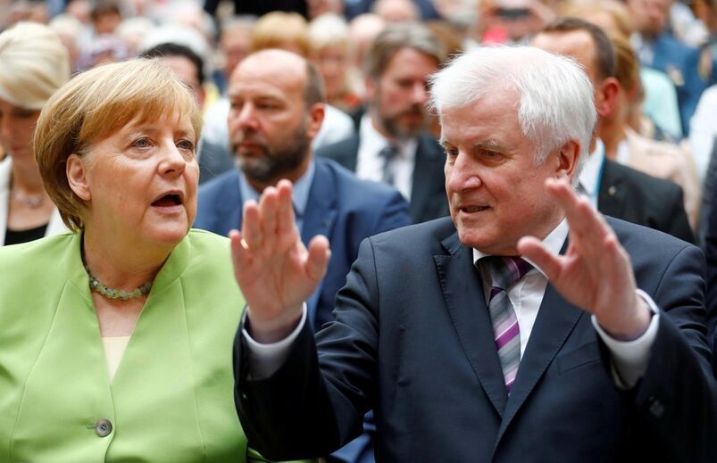 Angela Merkel Horst Seehofer