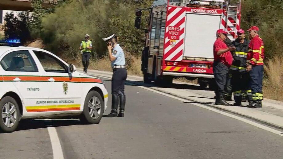 Acidente na EN125 faz um morto e oito feridos em Lagoa, no Algarve