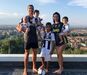 Cristiano Ronaldo com a família