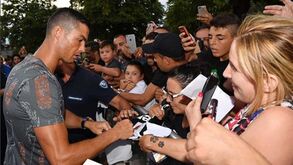 Cristiano Ronaldo já deixa mensagem em italiano aos adeptos 