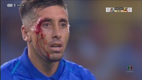 Herrera ficou neste estado após lance com adversário