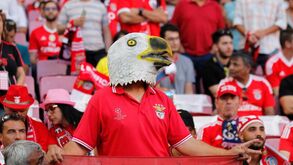 Do homem-águia à celebração eufórica: as imagens do primeiro jogo oficial do Benfica