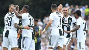 O primeiro onze da Juventus com Cristiano Ronaldo