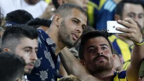 Slimani versão 'pop star': ex-jogador do Sporting foi rei nas bancadas 