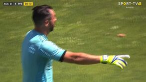 Académica-P. Ferreira, 0-1: Hugo Almeida com estreia... na baliza
