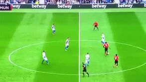 O passe de que todos falam: Pogba quis colocar a bola no... placard publicitário?