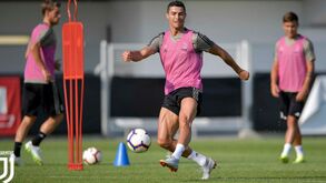 Pormenor de Ronaldo no treino encanta Juventus e adeptos italianos