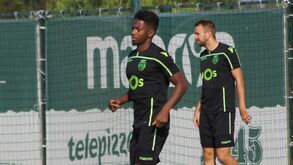 Diaby fez primeiro treino e Bas Dost realizou tratamento