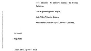 Leia a nota de culpa enviada a Bruno de Carvalho