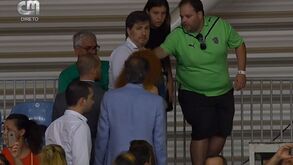 Bruno de Carvalho em Portimão para ver o jogo decisivo na Record Masters Cup