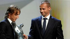 Presidente da UEFA e a ausência de Ronaldo: «Têm de lhe perguntar a ele, não a mim»