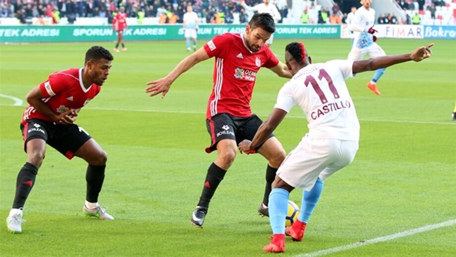 Trabzonspor-Sivasspor: João Pereira procura os 3 pontos