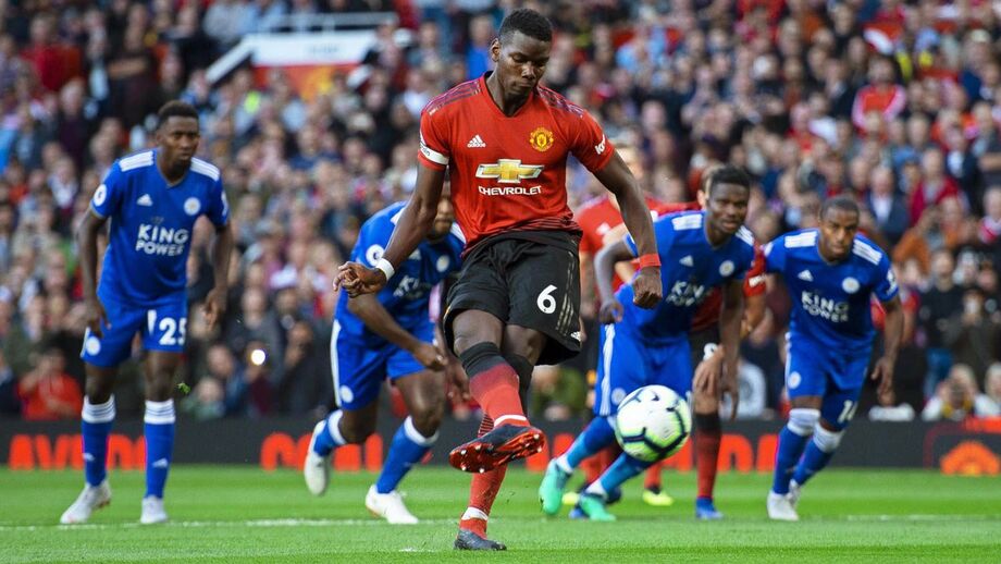 Pogba penalti Leicester