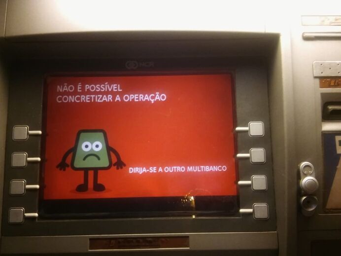 Falha nacional na rede multibanco não permite pagar ou levantar dinheiro