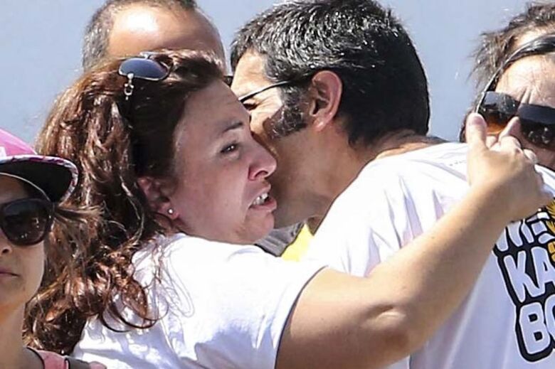 Mulher do triatleta assassinado 