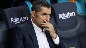 Valverde já acusa o desgaste de treinar o Barcelona: as imagens não enganam