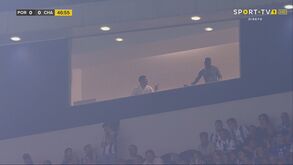 Sérgio Conceição foi expulso e acabou a seguir o jogo da bancada