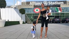 A mensagem de Georgina e dos filhos para Cristiano Ronaldo