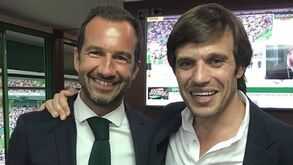 Frederico Varandas mostra foto com João Benedito e William responde com este emoji