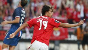 Na Luz 'manda' João Félix: novo golo permitiu-lhe entrar num lote restrito no Benfica