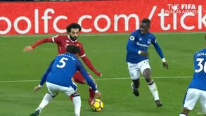 Veja o golo de Salah que lhe valeu o Prémio Puskás