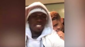 Pogba publicou este vídeo antes da eliminação e os adeptos do United não gostaram