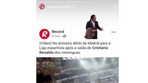 Adeptos do Real Madrid cantaram por Ronaldo e Kátia Aveiro reagiu... com emojis