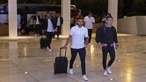 Tranquilidade na chegada do Benfica a Atenas