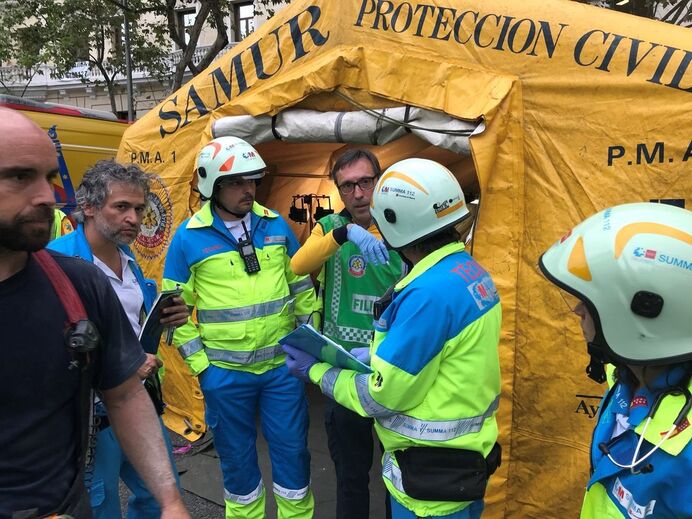 Queda de andaime no Hotel Ritz de Madrid faz um morto e 11 feridos
