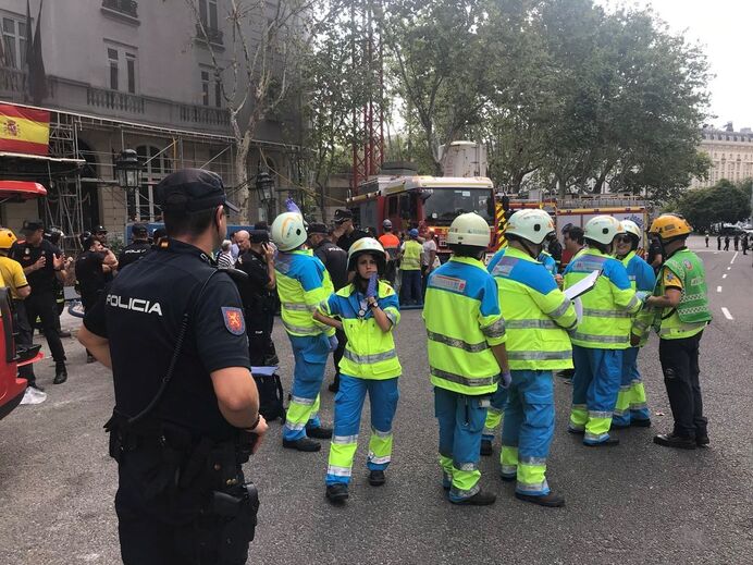 Queda de andaime no Hotel Ritz de Madrid faz um morto e 11 feridos