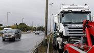Camião entra em contramão na Segunda Circular e causa três feridos