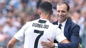Allegri: «Queremos que Ronaldo sinta que estamos perto dele»