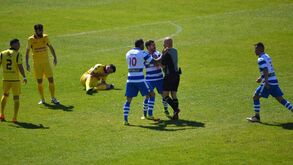 Jogador do Canelas acusado por agredir árbitro hoje em tribunal