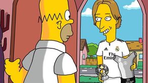 Craques do futebol tomam Simpsons de assalto